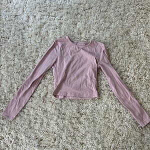 Aritzia Mauve Long Sleeve Top